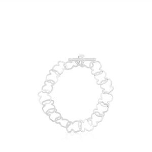 Authentic TOUS Carrusel bracelet in sterling silver. Size: 12.5mm. Length: 19cm
